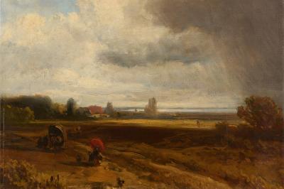 Landschaftsszene um 1892