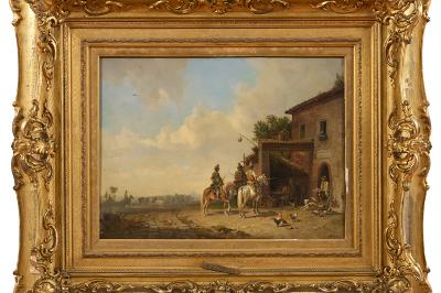 Osteria Bei Rom um 1855